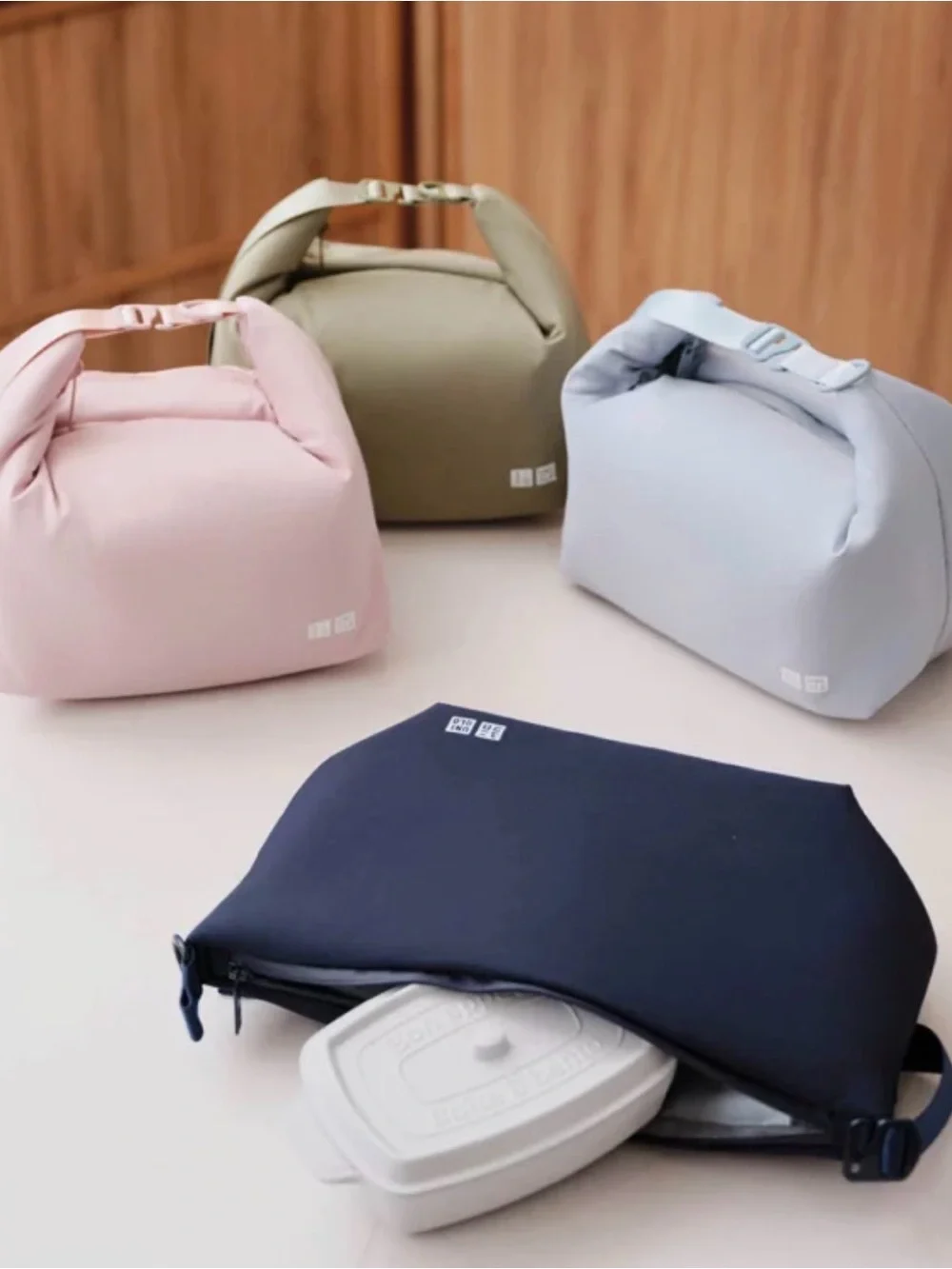 ✨NEW WOT✨ UNIQLO Pale Blue Cooler/Lunch Bag